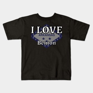 I LOVE Benton | Arkensas County Kids T-Shirt